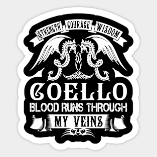 COELLO Sticker